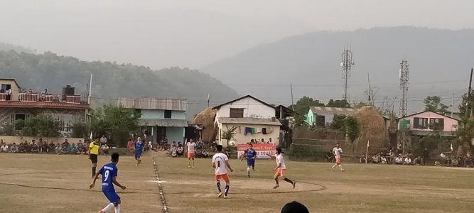 देवचुली मेयर कप फुटबल प्रतियोगिता : भानु एकता युवा क्लब विजयी