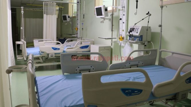 बागमती प्रदेशमा आइसीयू र भेन्टिलेटरमा उपचार गराउने कोभिडका बिरामी बढे