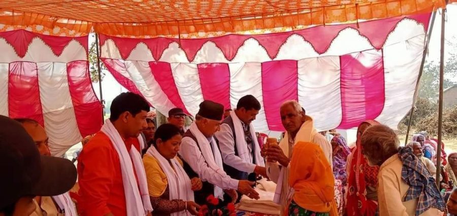 सरावल गाउपालिकामा जेष्ठ नागरीकलाई सम्मान