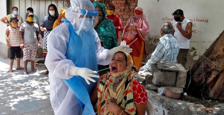 भारतमा एकै दिन डेढ लाखमा कोरोना संक्रमण‚ ८०० जनको मृत्यु