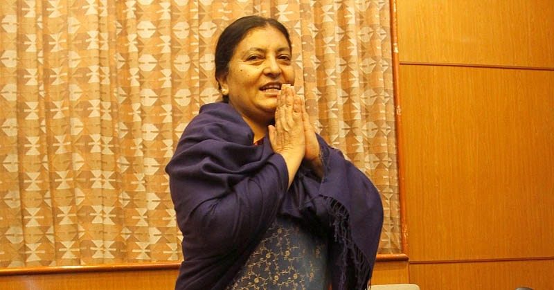 दुई दिने राजकीय भ्रमणका लागि राष्ट्रपति भण्डारी  बंगलादेश प्रस्थान