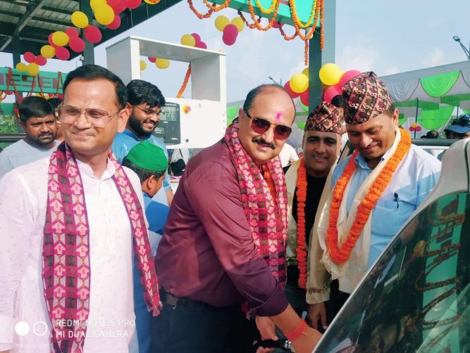 शिवराजको पिपरीमा पेट्रोल पम्पको उद्घाटन Gandakiaaja