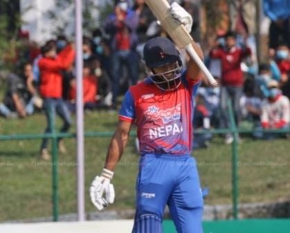 कुशल भुर्तेलले बनाए लगातार तीन खेलमा अर्धशतक