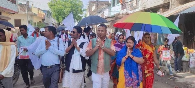 कृष्णनगरमा भोट् माग्दै भने नेता अकरम पठान :  मुख्य एजेन्डा शिक्षा स्वास्थ,कृषि रहने