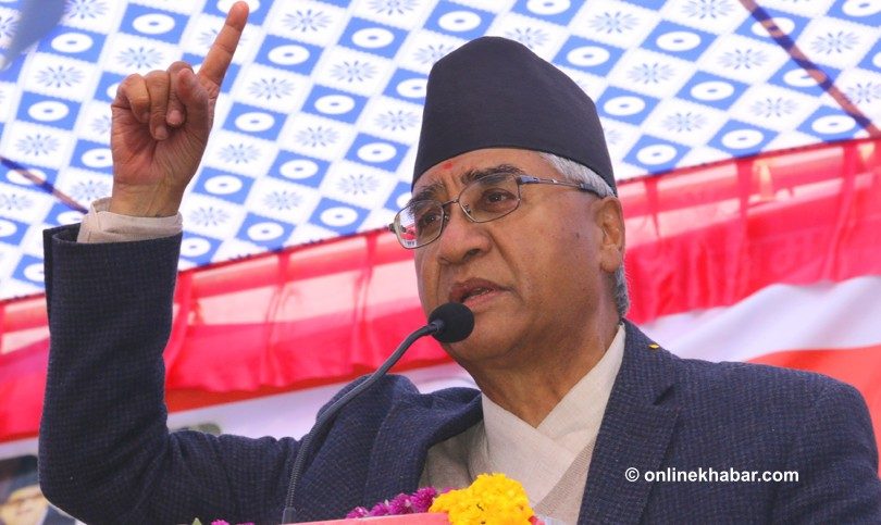 प्रधानमन्त्रीलाई देउवाको आग्रह : कोरोना परीक्षण र उपचार निःशुल्क बनाऊ