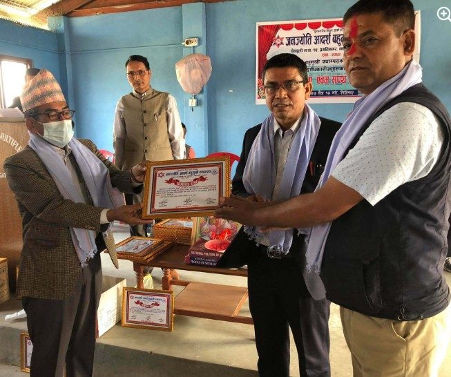 जनज्योती आदर्श बहुमुखी क्याम्पसको अध्यक्षमा तिवारी, नयाँ कार्यसमितिका पदाधिकारीहरुलाई सपथ ग्रहण सम्पन्न